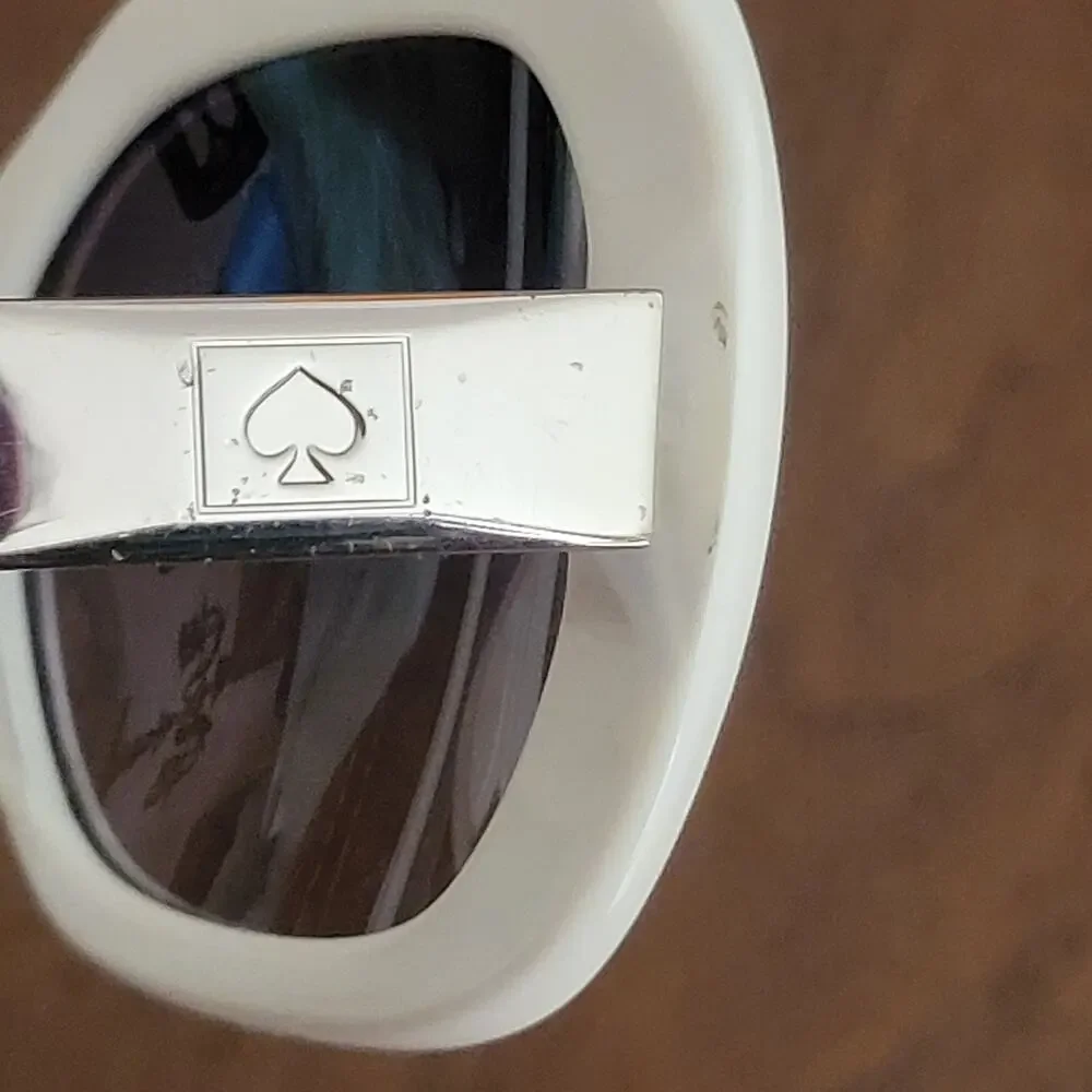 Kate Spade CAREEN/S 0EG8 Y7 White Oval Sunglasses 53x20x135